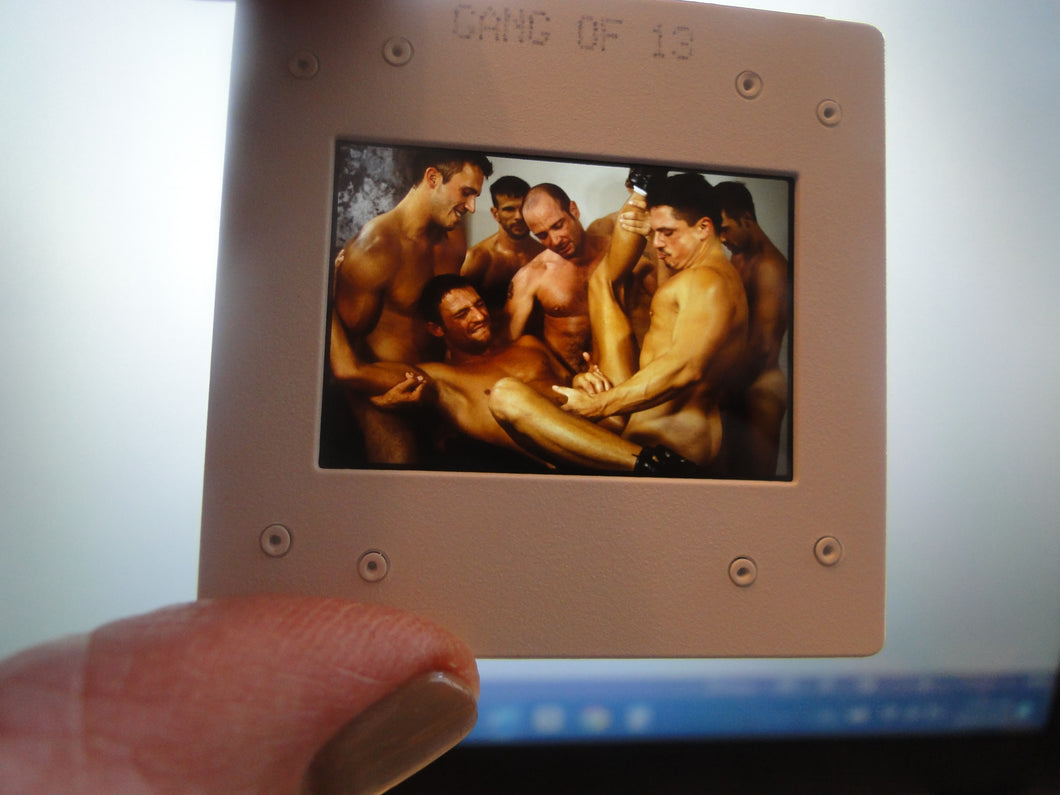 VINTAGE 35MM GAY MALE SLIDE BEEFCAKE MUSCLE NUDE FALCON STUDIOS R2u