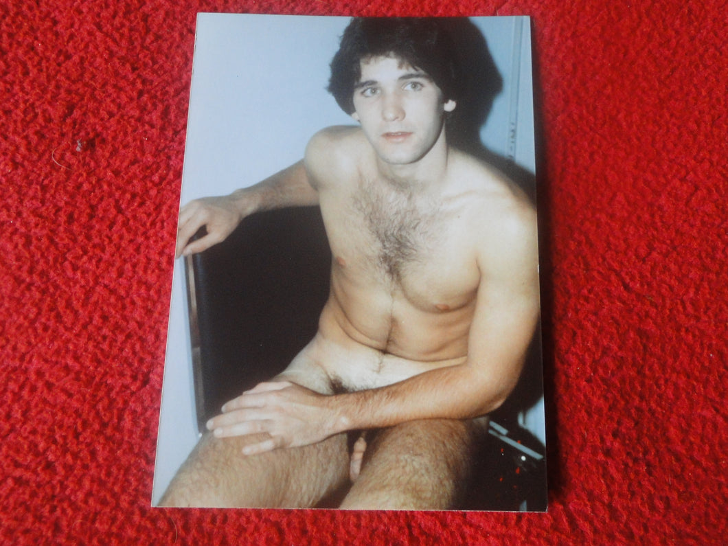 Vintage 18 Year Old + Gay Interest Chippendale Muscle Nude Male Photo   E11j