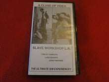 Load image into Gallery viewer, Vintage Adult Erotic XXX Gay VHS Porn Movie Slave Workshop L.A. Tom of Hamburg  P14
