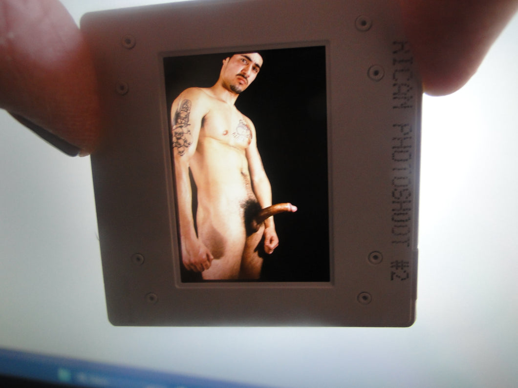 VINTAGE 35MM GAY MALE SLIDE BEEFCAKE MUSCLE NUDE FALCON STUDIOS R3b