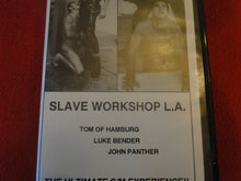 Load image into Gallery viewer, Vintage Adult Erotic XXX Gay VHS Porn Movie Slave Workshop L.A. Tom of Hamburg  P14
