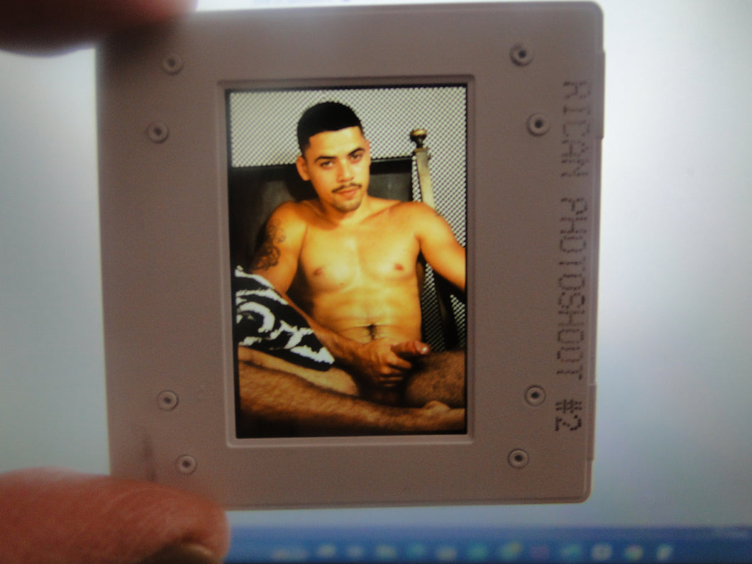 VINTAGE 35MM GAY MALE SLIDE BEEFCAKE MUSCLE NUDE FALCON STUDIOS R3c