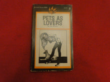Load image into Gallery viewer, Vintage Adult Paperback Novel/Book Pets As Lovers Jay Masters       Y
