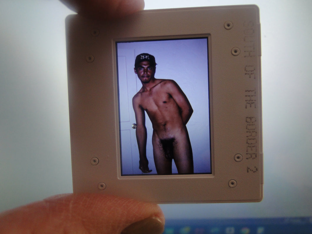 VINTAGE 35MM GAY MALE SLIDE BEEFCAKE MUSCLE NUDE FALCON STUDIOS R4