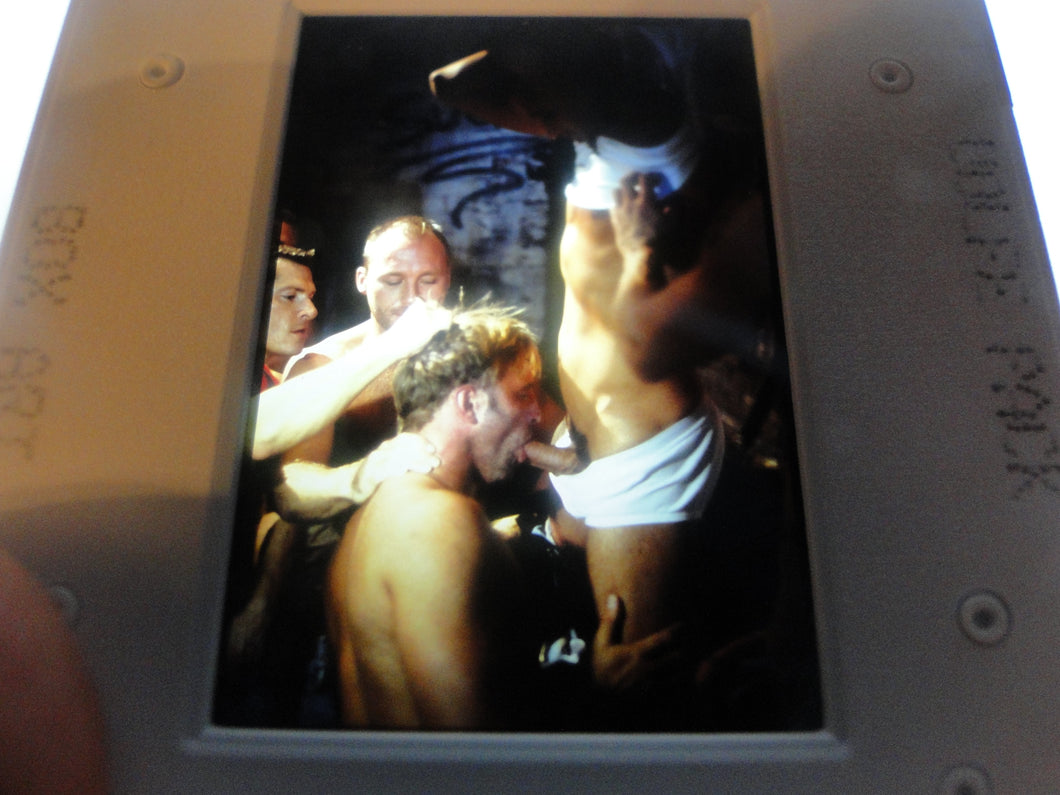 VINTAGE 35MM GAY MALE SLIDE BEEFCAKE MUSCLE NUDE FALCON STUDIOS JBc