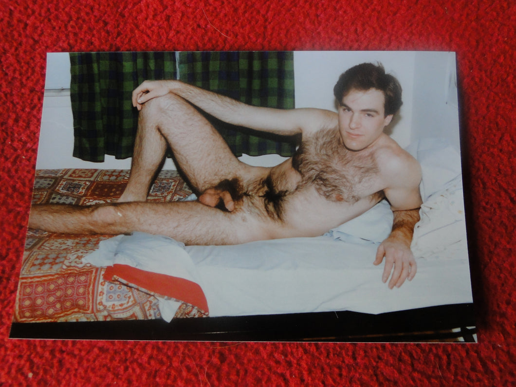 Vintage Gay Interest Nude Hot Hung Male Photo 4x6      GE26