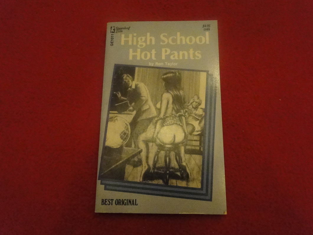 Vintage Adult Paperback Novel/Book High School Hot Pants Ron Taylor  Y
