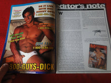 Load image into Gallery viewer, Vintage 18 Y. O. + Sexy Erotic Gay Adult Magazine Mandate April 1998  G73
