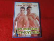Load image into Gallery viewer, Vintage 18 Y. O. + Sexy Erotic Gay Adult Magazine Mandate Jan. 1996  G73
