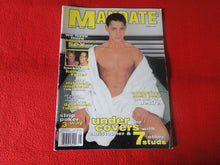 Load image into Gallery viewer, Vintage 18 Y. O. + Sexy Erotic Gay Adult Magazine Mandate Aug. 1999  G73

