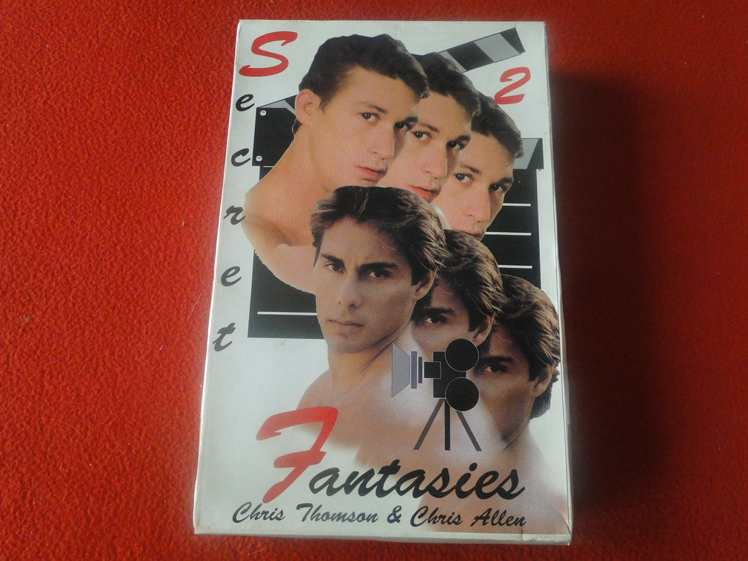 Vintage Adult Erotic Gay Interest VHS Movie Tape Fantasies Chris Thomson Chris Allen 12