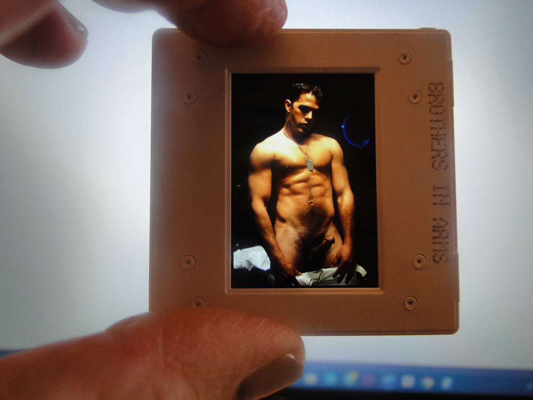 VINTAGE 35MM GAY MALE SLIDE BEEFCAKE MUSCLE NUDE FALCON STUDIOS R6d