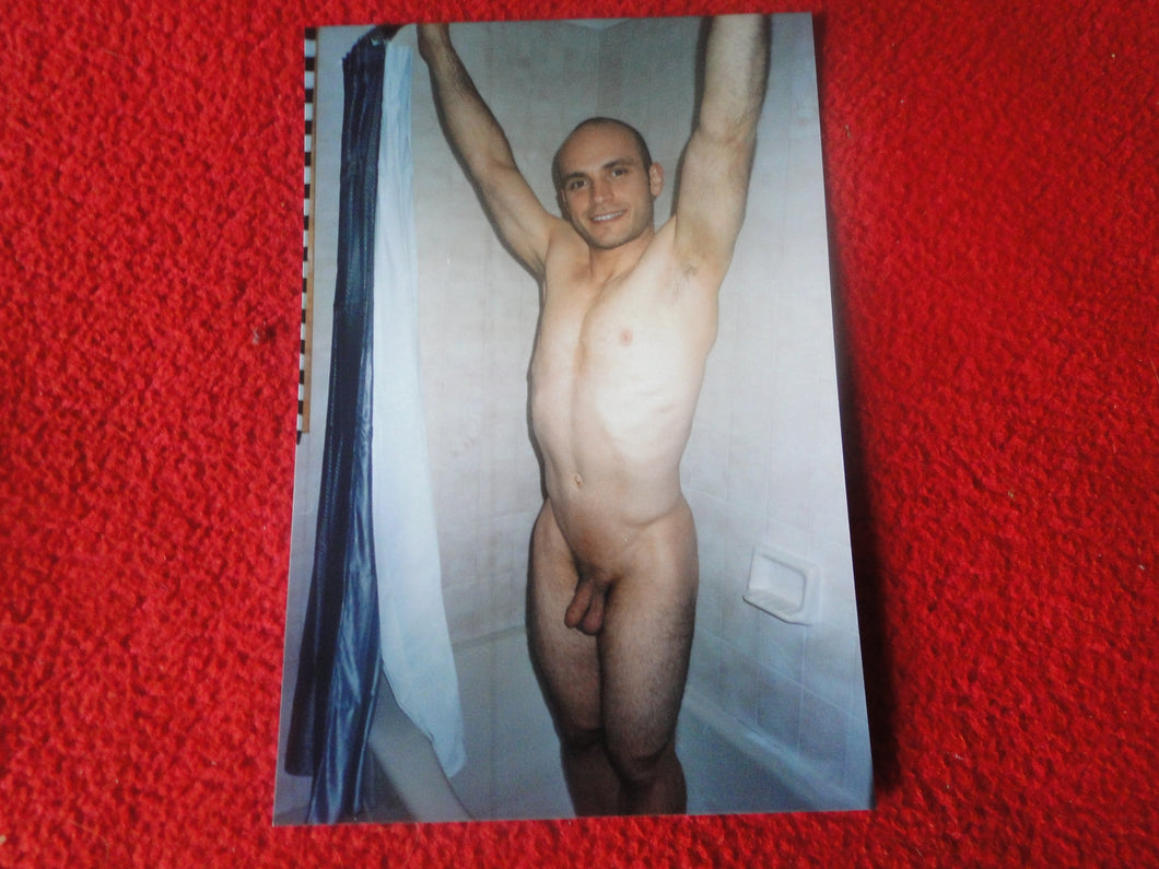 Vintage 18 Year Old + Gay Interest Chippendale Muscle Semi Nude Male Photo   E1y