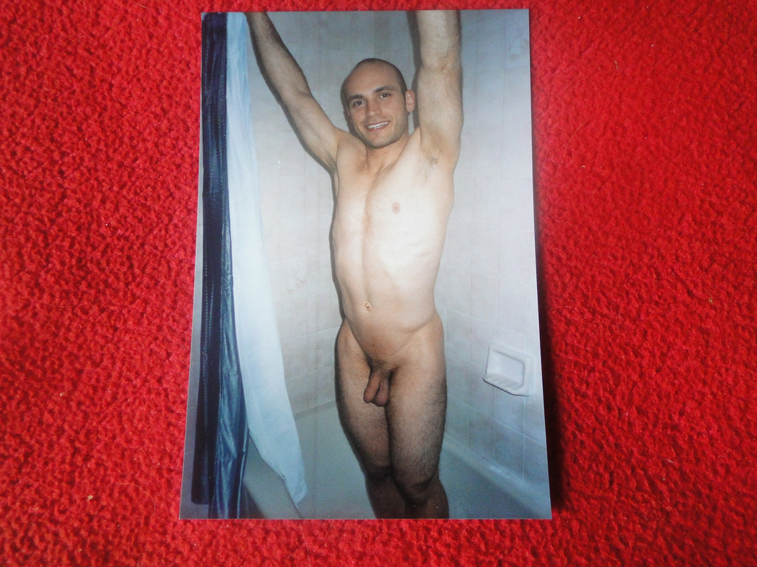 Vintage 18 Year Old + Gay Interest Chippendale Muscle Semi Nude Male Photo   E1!