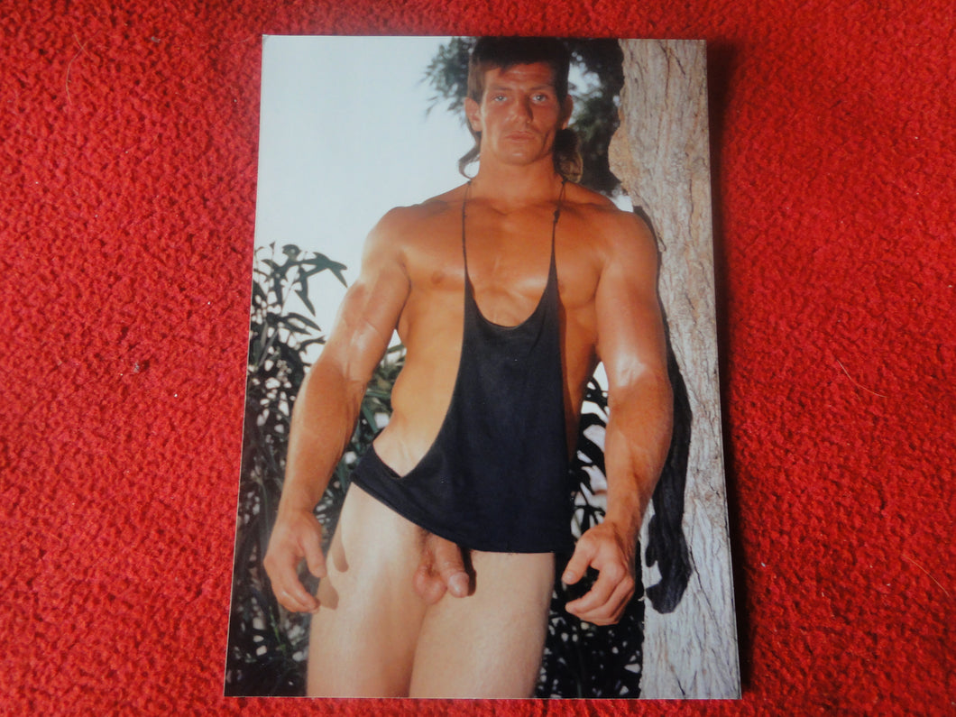 Vintage 18 Y.O. + Gay Interest Nude Hot Hung Muscular Male Colt/Fox Photo 5 x 7 H7g