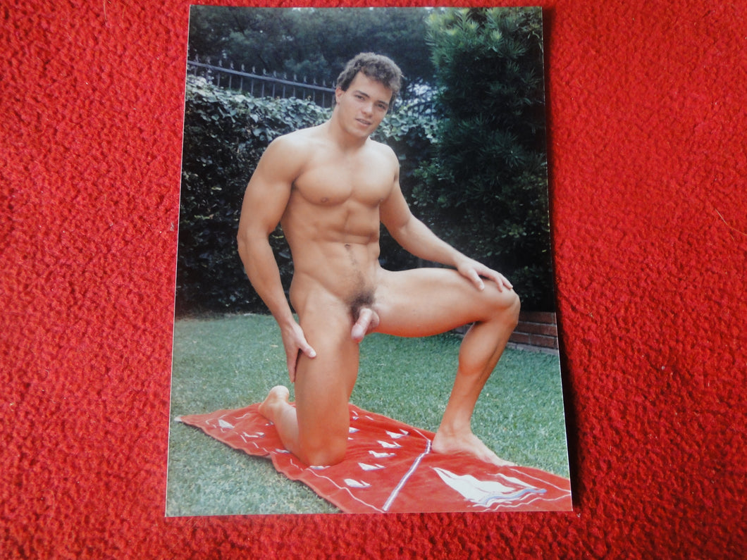 Vintage 18 Y.O. + Gay Interest Nude Hot Hung Muscular Male Colt/Fox Photo 5 x 7 H7r