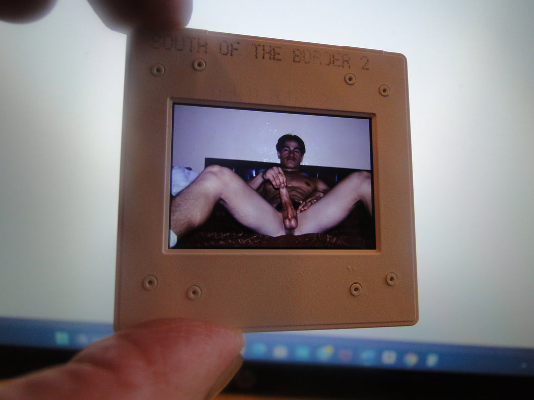 VINTAGE 35MM GAY MALE SLIDE BEEFCAKE MUSCLE NUDE FALCON STUDIOS R7c