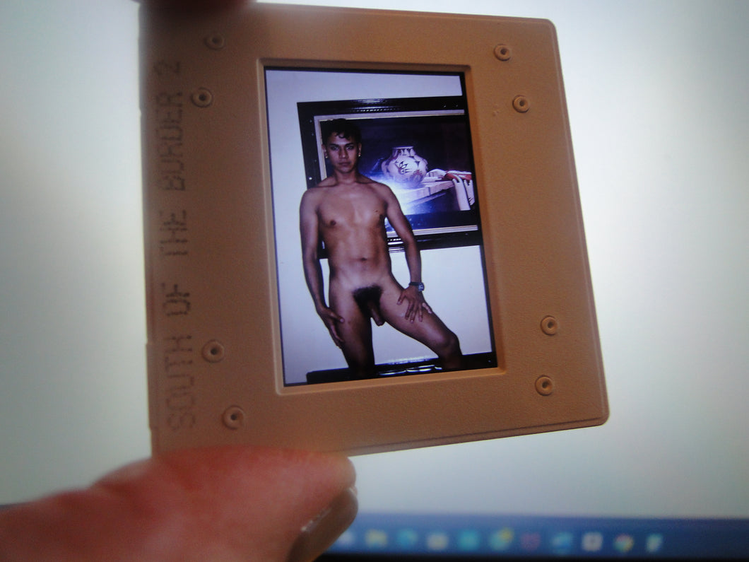 VINTAGE 35MM GAY MALE SLIDE BEEFCAKE MUSCLE NUDE FALCON STUDIOS R7d