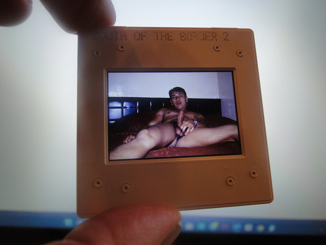 VINTAGE 35MM GAY MALE SLIDE BEEFCAKE MUSCLE NUDE FALCON STUDIOS R7h