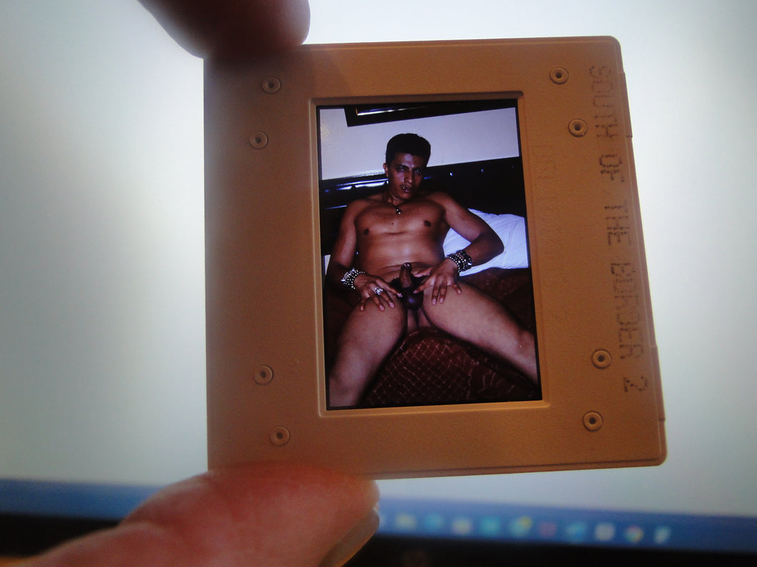 VINTAGE 35MM GAY MALE SLIDE BEEFCAKE MUSCLE NUDE FALCON STUDIOS R7l