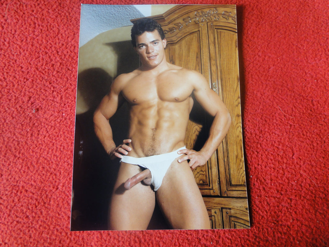 Vintage 18 Y.O. + Gay Interest Nude Hot Hung Muscular Male Colt/Fox Photo 5 x 7 H7&
