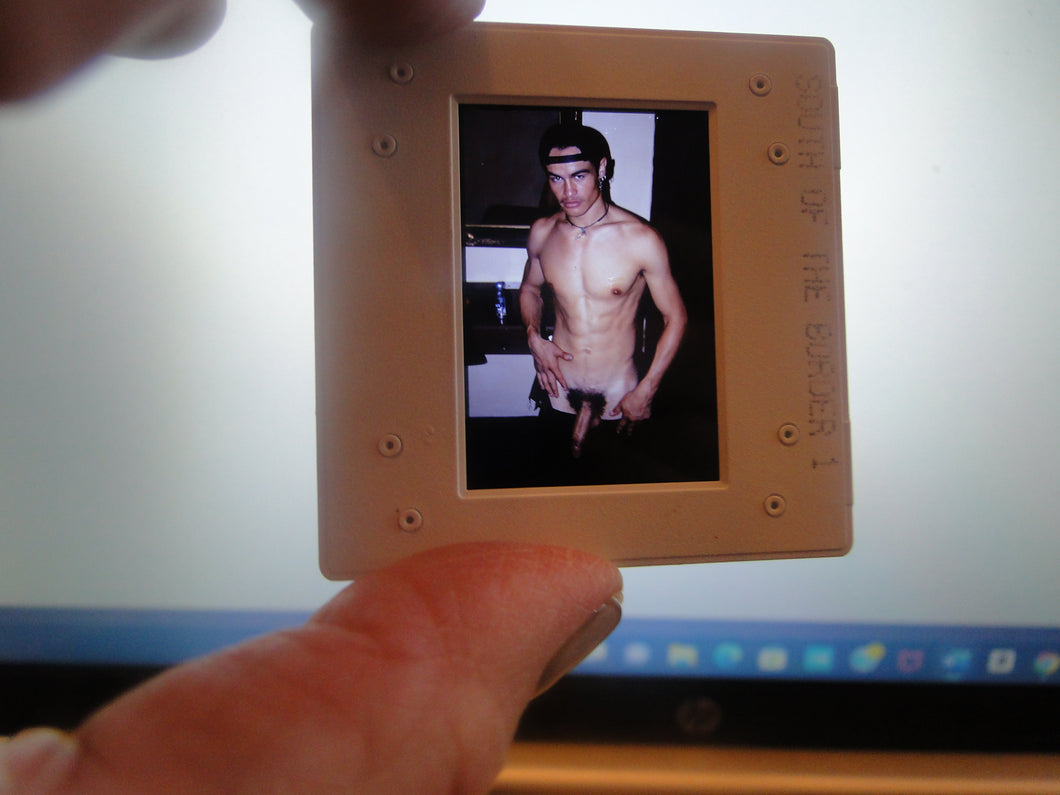 VINTAGE 35MM GAY MALE SLIDE BEEFCAKE MUSCLE NUDE FALCON STUDIOS R7t