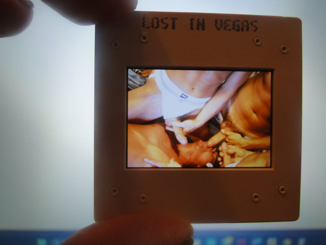 VINTAGE 35MM GAY MALE SLIDE BEEFCAKE MUSCLE NUDE FALCON STUDIOS R8f