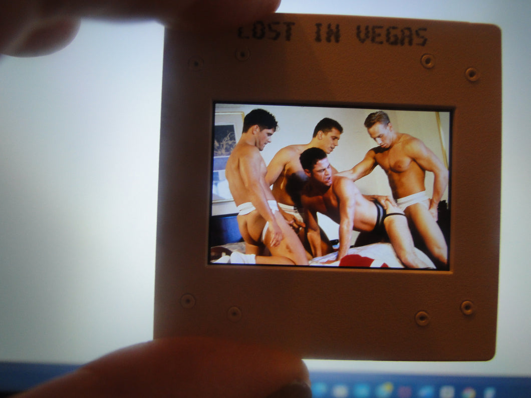 VINTAGE 35MM GAY MALE SLIDE BEEFCAKE MUSCLE NUDE FALCON STUDIOS R8l