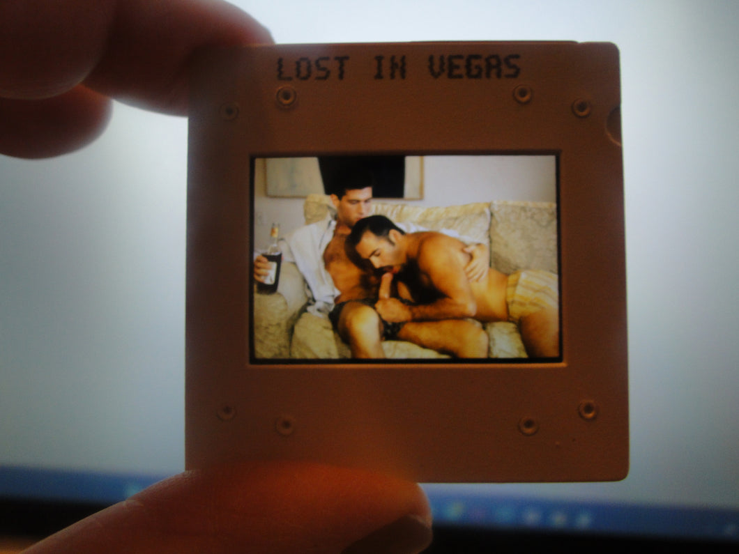 VINTAGE 35MM GAY MALE SLIDE BEEFCAKE MUSCLE NUDE FALCON STUDIOS R8$