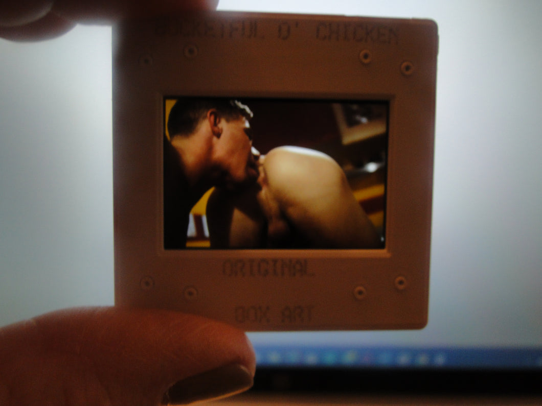 VINTAGE 35MM GAY MALE SLIDE BEEFCAKE MUSCLE NUDE FALCON STUDIOS R9d