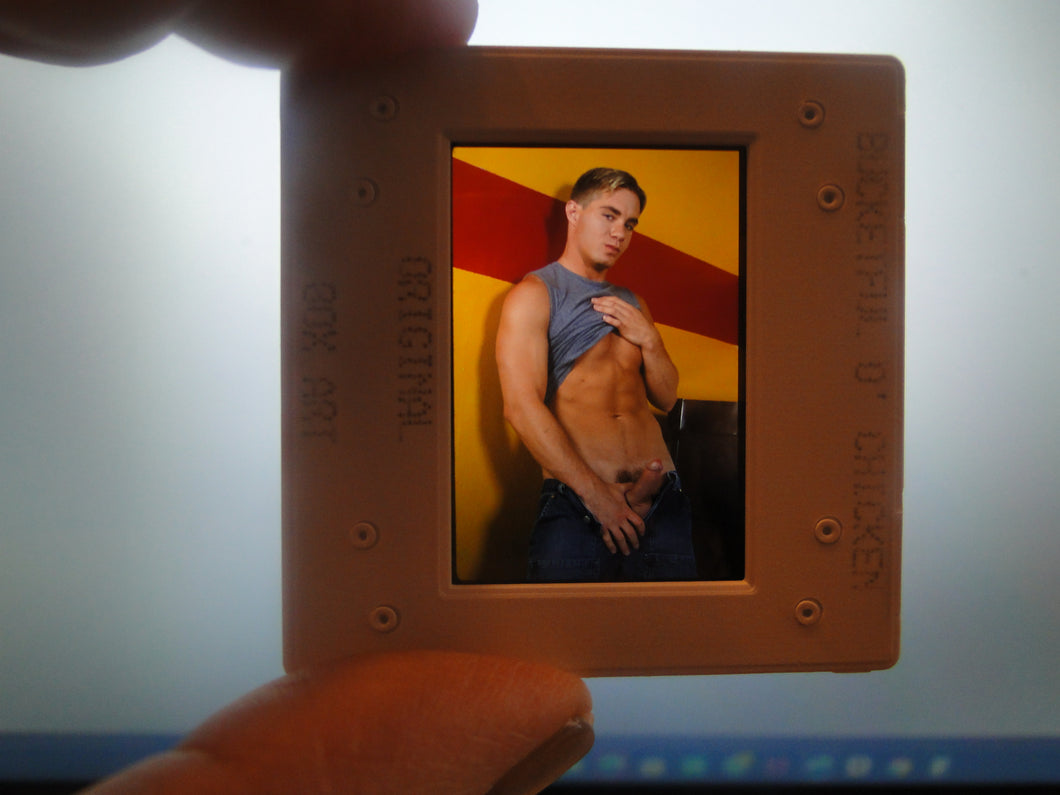 VINTAGE 35MM GAY MALE SLIDE BEEFCAKE MUSCLE NUDE FALCON STUDIOS R9g