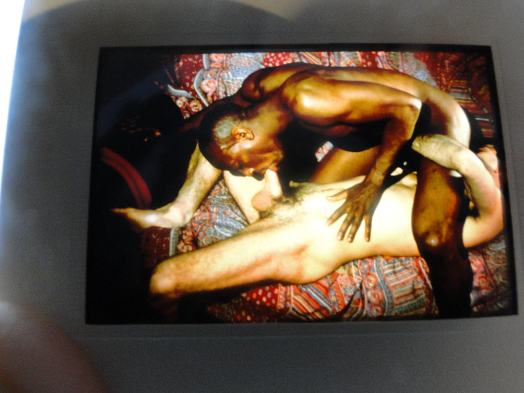 VINTAGE 35MM GAY MALE SLIDE BEEFCAKE MUSCLE NUDE FALCON STUDIOS G7a