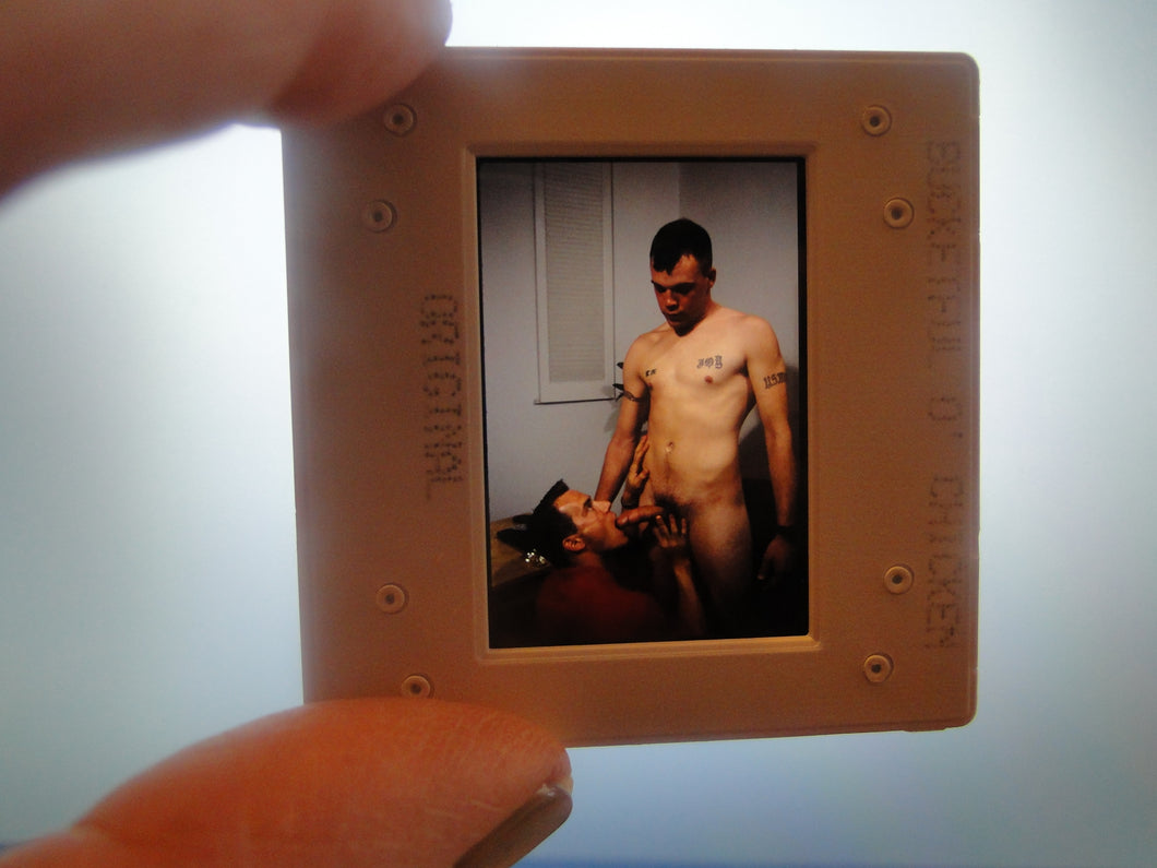VINTAGE 35MM GAY MALE SLIDE BEEFCAKE MUSCLE NUDE FALCON STUDIOS R9&