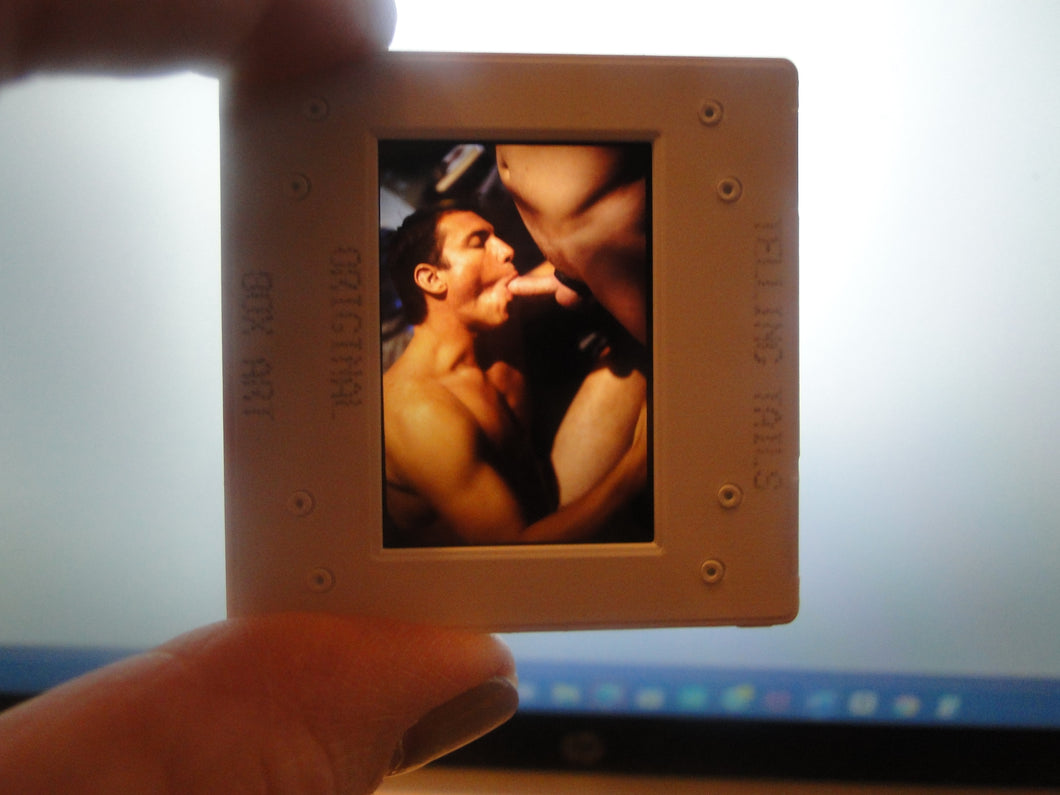 VINTAGE 35MM GAY MALE SLIDE BEEFCAKE MUSCLE NUDE FALCON STUDIOS R10f