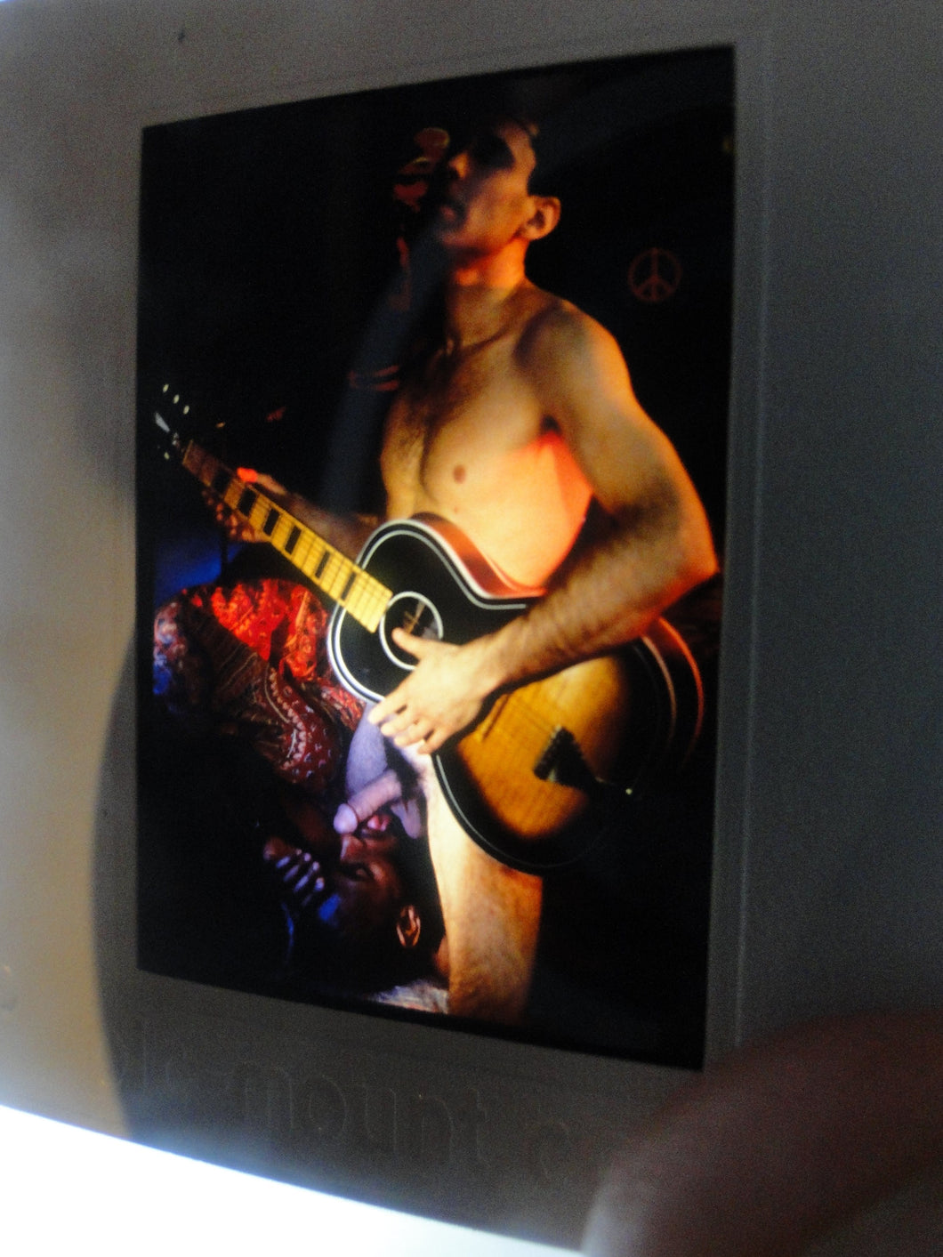 VINTAGE 35MM GAY MALE SLIDE BEEFCAKE MUSCLE NUDE FALCON STUDIOS G12t