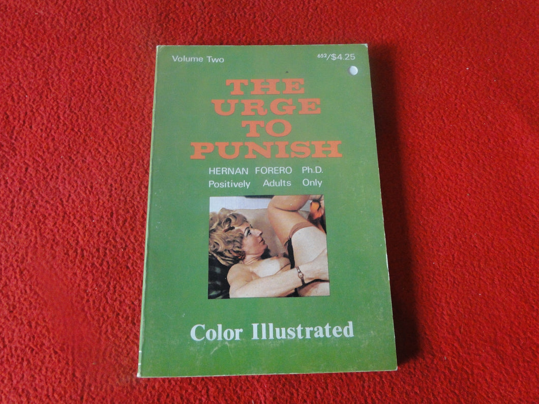 Vintage Erotic Paperback Book The Urge To Punish Color Illustrated Hernan Forero 1