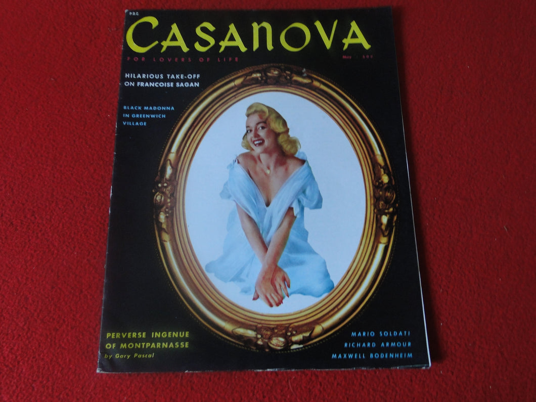 Vintage Nude Erotic Sexy Adult Men's Magazine Casanova May 1957     P7