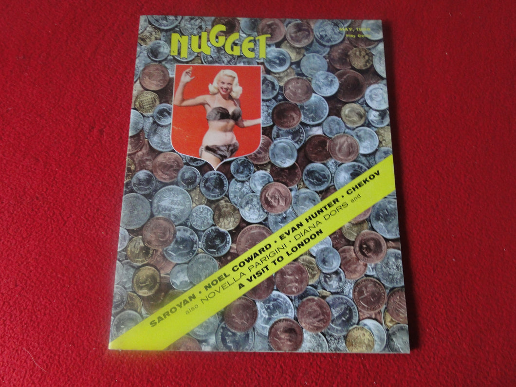 Vintage Nude Erotic Sexy Adult Men's Magazine Nugget May 1956      P7