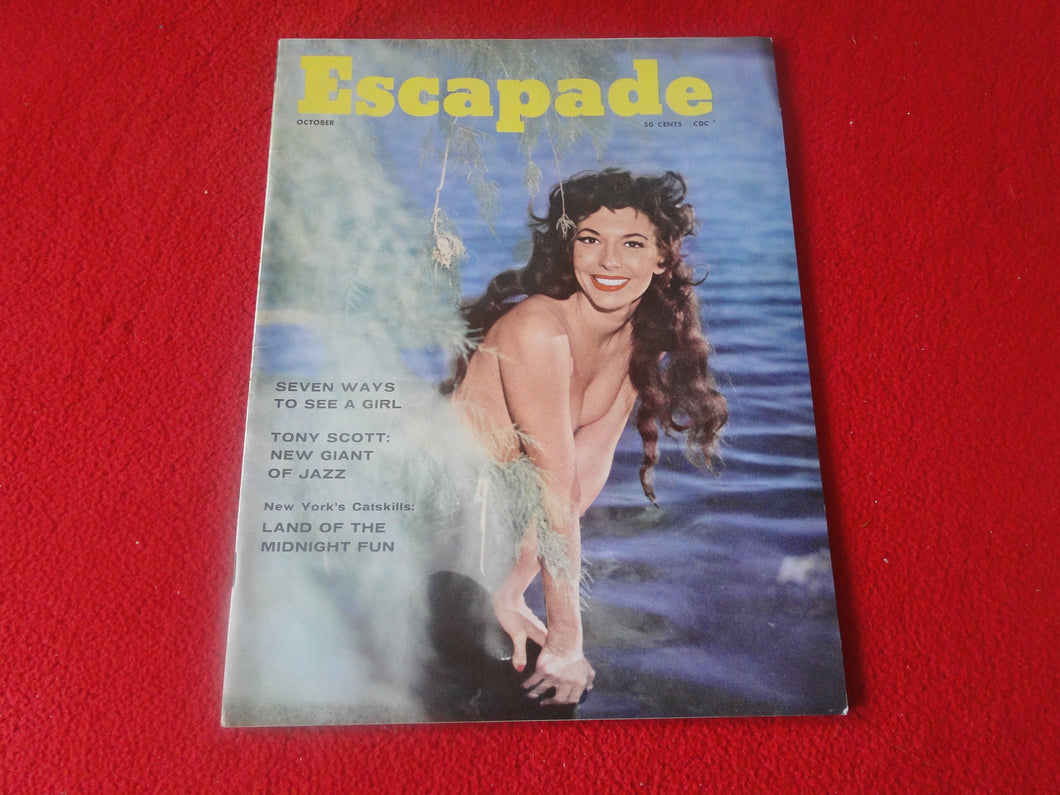 Vintage Nude Erotic Sexy Adult Men's Magazine Escapade Oct. 1959     P7