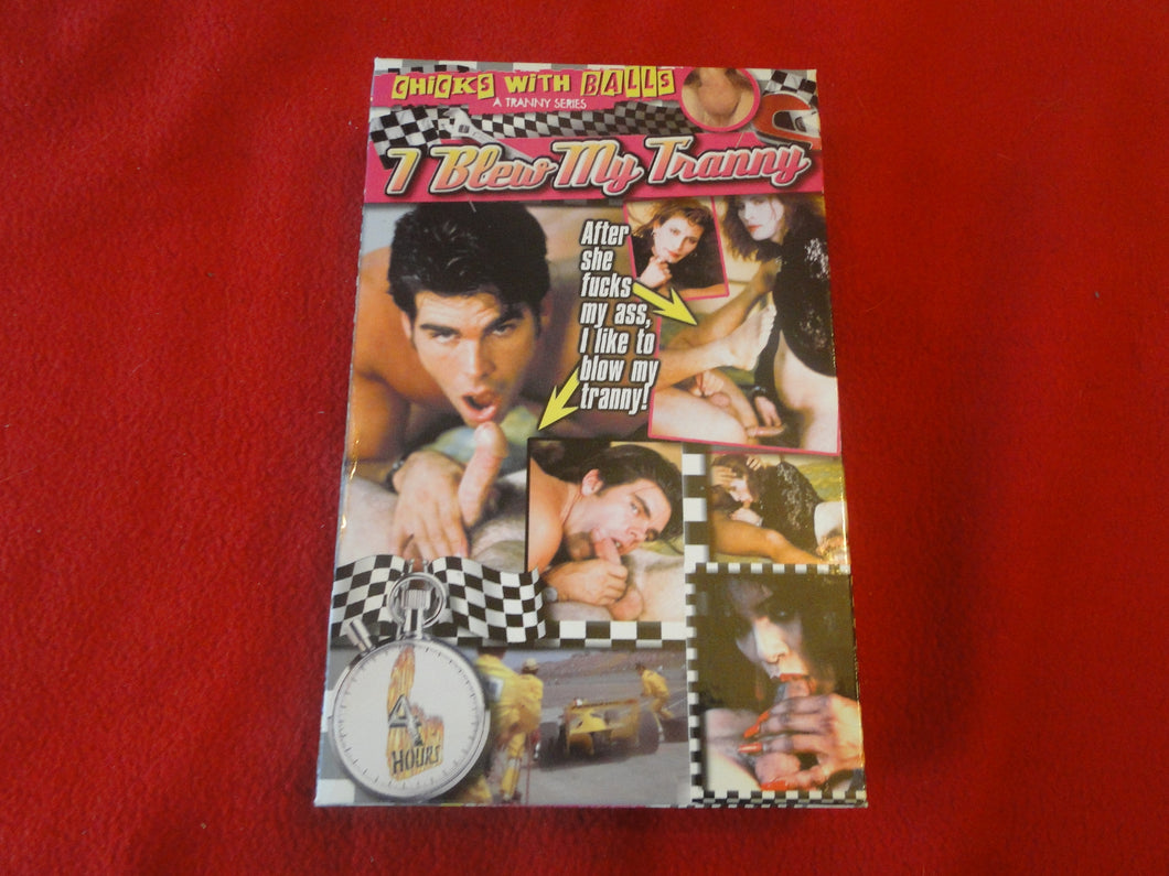 Vintage Adult XXX Gay VHS Tape Video 18 Year Old + Transvestites I Blew My Tranny G1