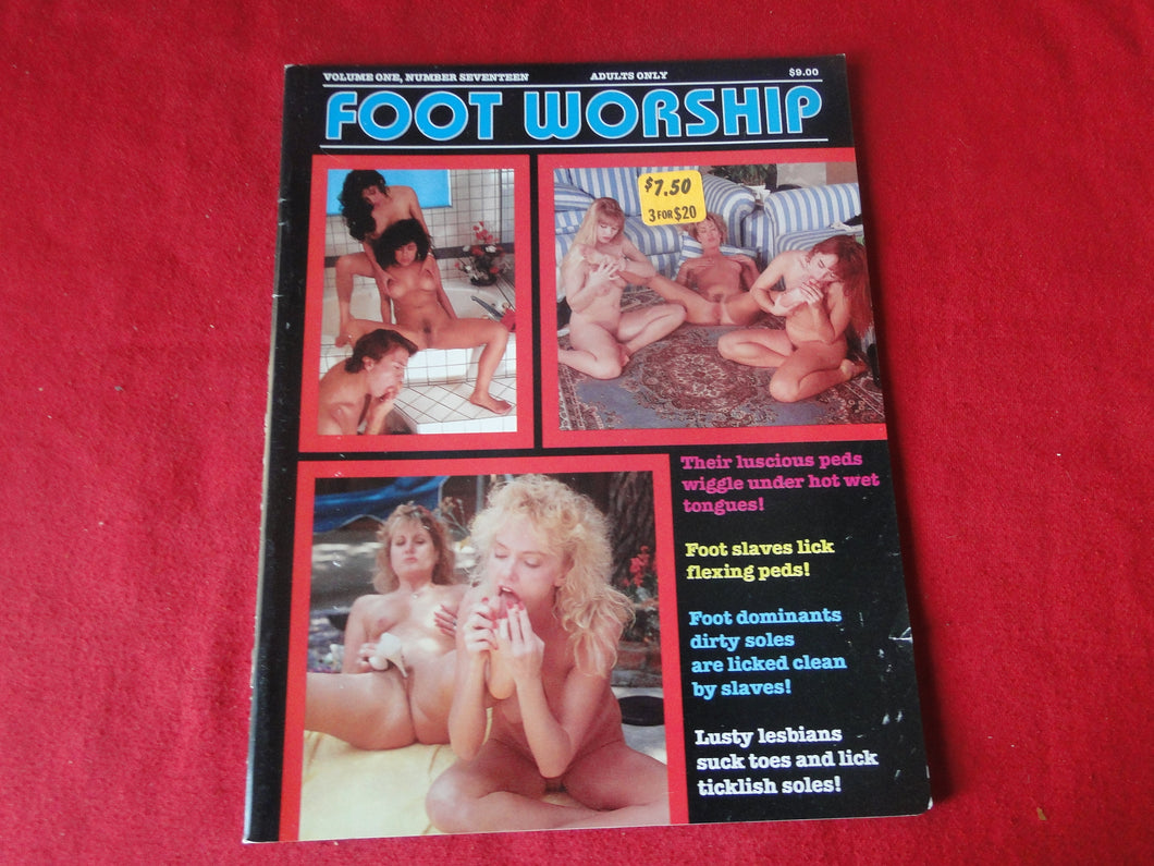 Vintage Nude Erotic Sexy Adult Magazine Foot Worship     G3
