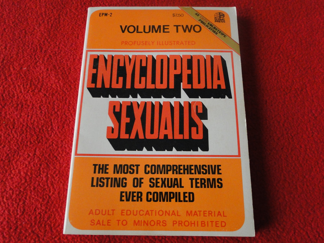 Vintage Erotic Paperback Book Encyclopedia Sexualis Eros Goldstripe     P14
