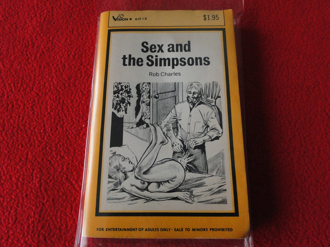 Vintage Erotic Paperback Book Sex and The Simpsons Rob Charles    P14