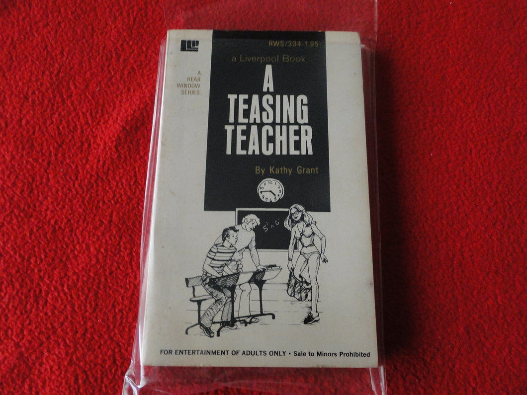Vintage Erotic Paperback Book A Teasing Teacher Kathy Grant Liverpool     P14