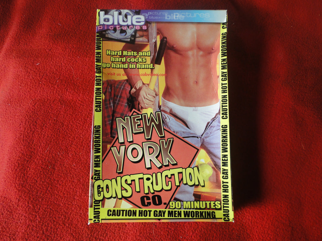 Vintage Adult XXX Gay VHS Tape Video 18 Year Old + New York Construction     G2