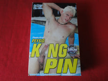 Load image into Gallery viewer, Vintage Adult Gay Interest XXX VHS Porn Tape King Pin Peysio        CI
