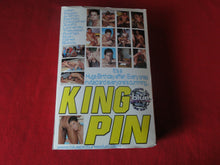 Load image into Gallery viewer, Vintage Adult Gay Interest XXX VHS Porn Tape King Pin Peysio        CI
