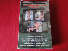 Load image into Gallery viewer, Vintage Adult Gay Interest XXX VHS Porn Tape All American Military         CI
