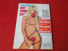 Load image into Gallery viewer, Vintage Nude Erotic Sexy Adult Magazine Adult Magazine Velvet March 1987    G10

