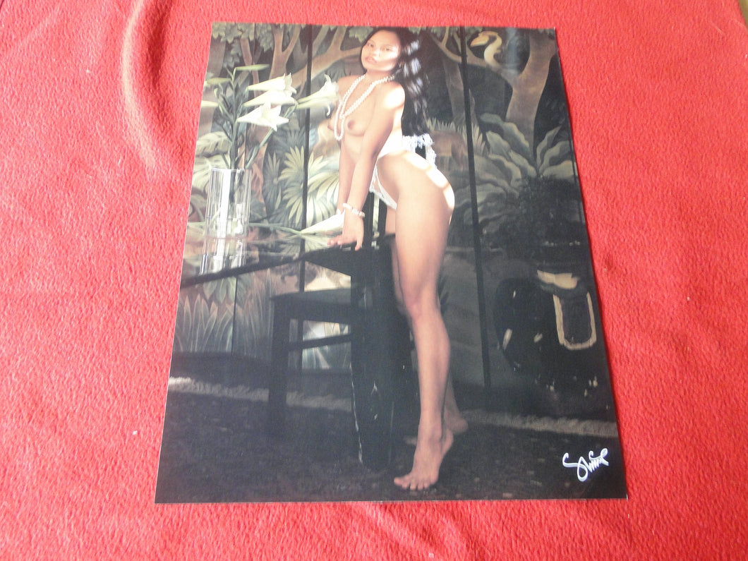 Vintage Nude Erotic Sexy Young Woman Poster 16 x 12         P11i